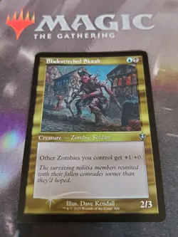 Mtg. Bladestitched Skaab. Foil Retro Frame. Innistrad Remastered. Pack Fresh - Image 1