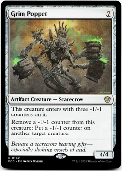 Grim Poppet [Commander: Lorwyn Eclipsed] Magic MTG ECC 0142 NM - Image 1