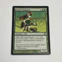 MTG Tenth Edition Elvish Champion Rare Nm-M - Image 1