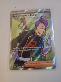 Pokemon TCG Team Rockets Petrel 226/182 SV Destined Rivals Ultra Rare Full Art - Image 2