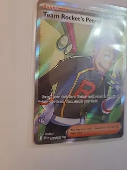 Pokemon TCG Team Rockets Petrel 226/182 SV Destined Rivals Ultra Rare Full Art - Image 3