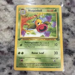 Weepinbell 48/64 Pokemon 1st Edition Jungle - Image 1