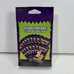 Pokemon TCG 4 Pack Box Lot Mystery Trick Or Treat Battle Deck Foils New Sealed - Image 3