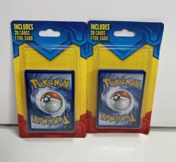 Pokemon TCG 4 Pack Box Lot Mystery Trick Or Treat Battle Deck Foils New Sealed - Image 5