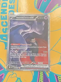 Pokemon Team Rocket's Mewtwo EX ASC 281/217 Basic Card Psychic - Image 1
