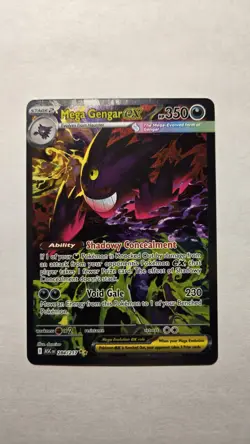 Mega Gengar ex 284/217 SIR Secret Rare Pokemon Ascended Heroes MINT Pack Fresh - Image 1