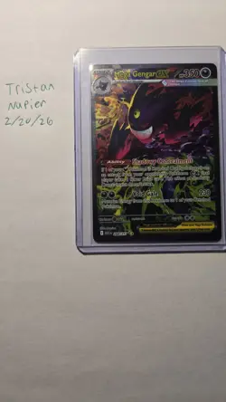 Mega Gengar ex 284/217 SIR Secret Rare Pokemon Ascended Heroes MINT Pack Fresh - Image 4