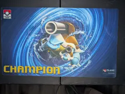 Official Pokemon Champion playmat featuring Blastoise from League Cup Events - Image 1