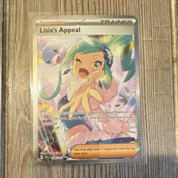 Pokemon Lisia's Appeal Trainer Supporter Full Art Secret Rare SSP Holo 246/191 - Image 1