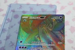 Pokemon Toxapex GX Secret Rare Holo Full Art S&M Guardians Rising 154/145 NM - Image 2