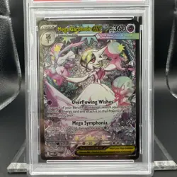 2025 Pokemon Mega Evolutions EN Mega Gardevoir SIR #178 Graded PSA 8 - Image 3