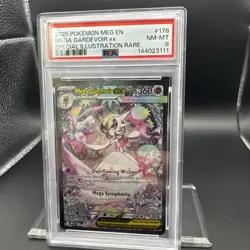 2025 Pokemon Mega Evolutions EN Mega Gardevoir SIR #178 Graded PSA 8 - Image 5