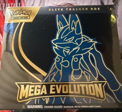 Pokemon TCG Mega Evolution Lucario Elite Trainer Box ETB - New/Factory Sealed - Image 1