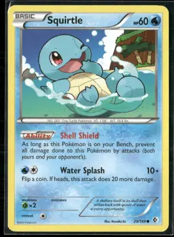 Pokemon - Squirtle 29/149 Regular Boundaries Crossed LP - Image 1
