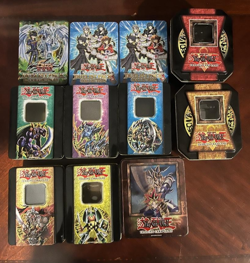 YU-GI-OH 11 EMPTY COLLECTORS TIN LOT VINTAGE - Image 1