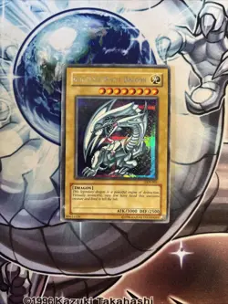 (46) Blue-Eyes White Dragon Slight Warp DDS-001 Yu-Gi-Oh! Secret MP/HP - Image 1