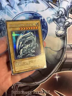 (46) Blue-Eyes White Dragon Slight Warp DDS-001 Yu-Gi-Oh! Secret MP/HP - Image 2