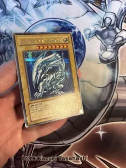 (46) Blue-Eyes White Dragon Slight Warp DDS-001 Yu-Gi-Oh! Secret MP/HP - Image 3