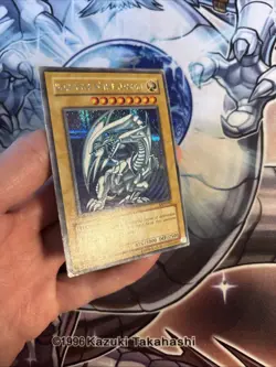 (46) Blue-Eyes White Dragon Slight Warp DDS-001 Yu-Gi-Oh! Secret MP/HP - Image 4