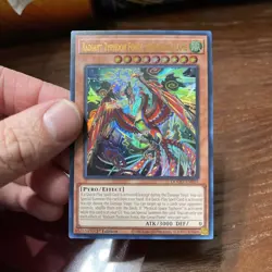 Yugioh! Radiant Typhoon Fonix, the Great Flame 1st Ed Ultra Rare DOOD-EN017 NM - Image 2