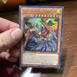 Yugioh! Radiant Typhoon Fonix, the Great Flame 1st Ed Ultra Rare DOOD-EN017 NM - Image 3