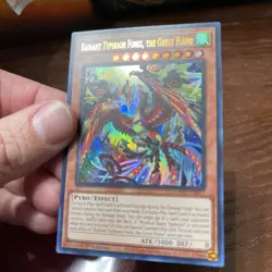 Yugioh! Radiant Typhoon Fonix, the Great Flame 1st Ed Ultra Rare DOOD-EN017 NM - Image 4