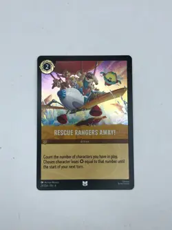 Disney Lorcana Azurite Rescue Rangers Away! 10/204 Cold Foil - Image 1
