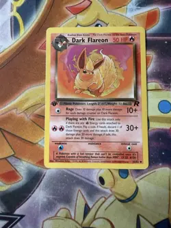 Dark Flareon - 35/82 - Pokemon Team Rocket 1st Edition Card - Image 1