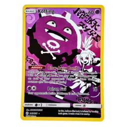 Koffing 243/236 Cosmic Eclipse 2019 Secret Rare Full Art Holo Pokemon Card - LP - Image 1