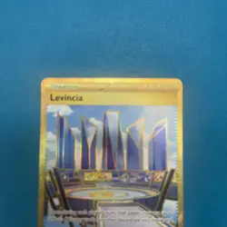 Pokemon Trainer Card Levincia Stadium Gold 244/182 Destined Rivals NM - Image 2