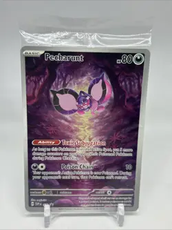 Pecharunt SV 129 SEALED Black Star Promo Pokemon Card Holo - Image 1
