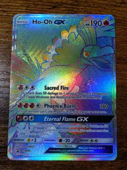 Ho-Oh GX SM80 Black Star Promo S&M Pokemon Card VLP-NM - Image 1