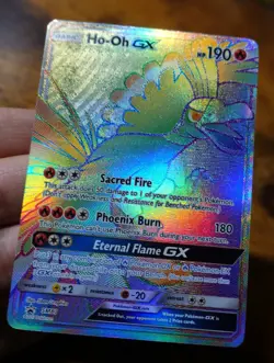 Ho-Oh GX SM80 Black Star Promo S&M Pokemon Card VLP-NM - Image 3