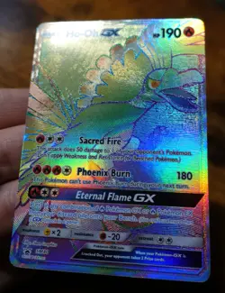 Ho-Oh GX SM80 Black Star Promo S&M Pokemon Card VLP-NM - Image 4