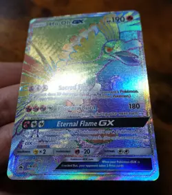 Ho-Oh GX SM80 Black Star Promo S&M Pokemon Card VLP-NM - Image 5
