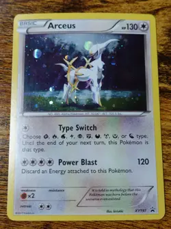 Arceus XY197 Holo Black Star Promo Pokemon Card VLP - Image 1