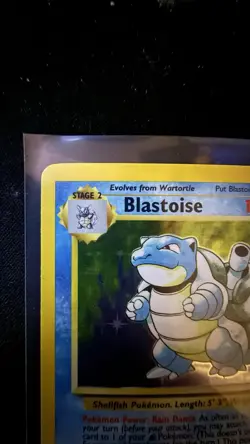 Pokemon Blastoise 100 HP Holo Rare Base Set Stage 2 Card 2/102 English 1999 - Image 4