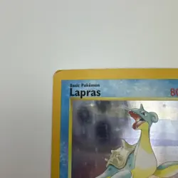 Pokemon TCG Lapras Fossil Holo Unlimited Rare Card 10/62 HP - Image 3