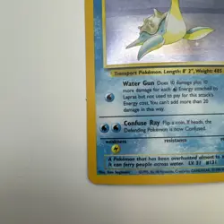 Pokemon TCG Lapras Fossil Holo Unlimited Rare Card 10/62 HP - Image 5