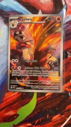 Blaziken 192/182 Destined Rivals Full Art Pokemon TCG Card - NM - Image 1