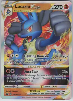 Lucario VSTAR Promo SWSH: Sword & Shield Promo Cards SWSH214 NM - Image 1