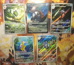 Pokemon TCG Illustration Rare Secret Rares Scarlet & Violet Holos 5 Card Lot🔥🔥 - Image 1