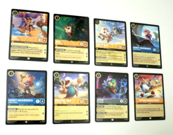 Disney Lorcana Theme - Chip 'n Dale Rescue Rangers Theme Lot of 8 cards - Image 2