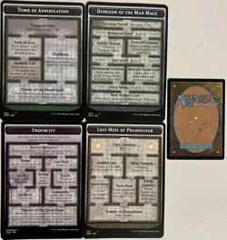 Oversized Dungeon Cards MTG DnD Adventures In The Forgotten Realms Baldurs Gate - Image 1