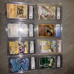 Pokemon TCG Graded Card lot 8 Slabs - Image 1