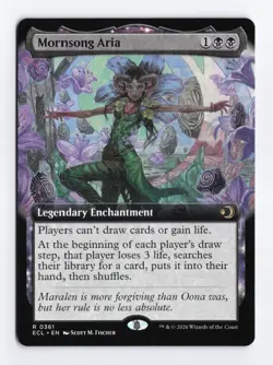 Mornsong Aria (Extended Art) #361 Rare - Lorwyn Eclipsed MTG ECL PACK FRESH - Image 1