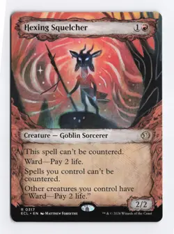 Hexing Squelcher (Showcase) 317 Mythic MTG Lorwyn Eclipsed ECL PACK FRESH - Image 1