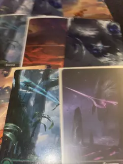 12x MTG Edge Of Eternities Full art land + foils - Image 4