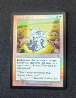 Magic Mtg FOIL Onslaught Harsh Mercy near mint - Image 1