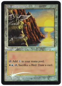 Seaside Haven 2002 Onslaught FOIL Colorless Uncommon Land MTG NM AZ1 - Image 1